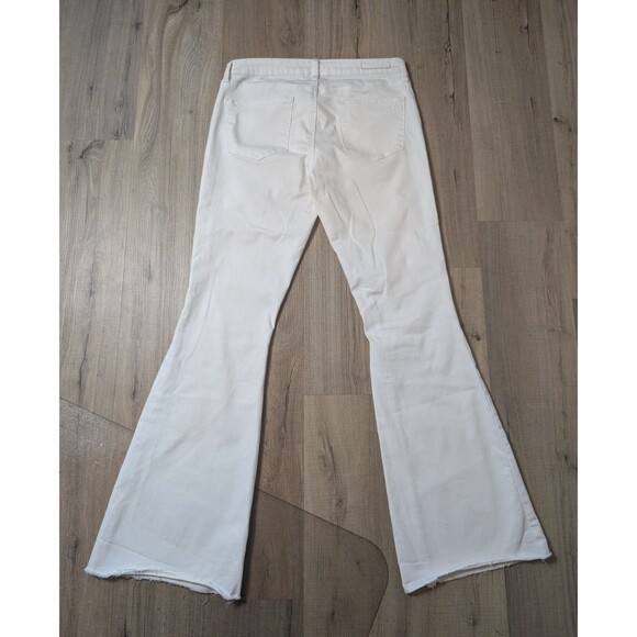 Articles Of Society White Flare Jeans Size 28 Stretch Jamaica Wash Los Angeles - Picture 3 of 12